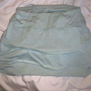 Mint green athleta tennis skirt